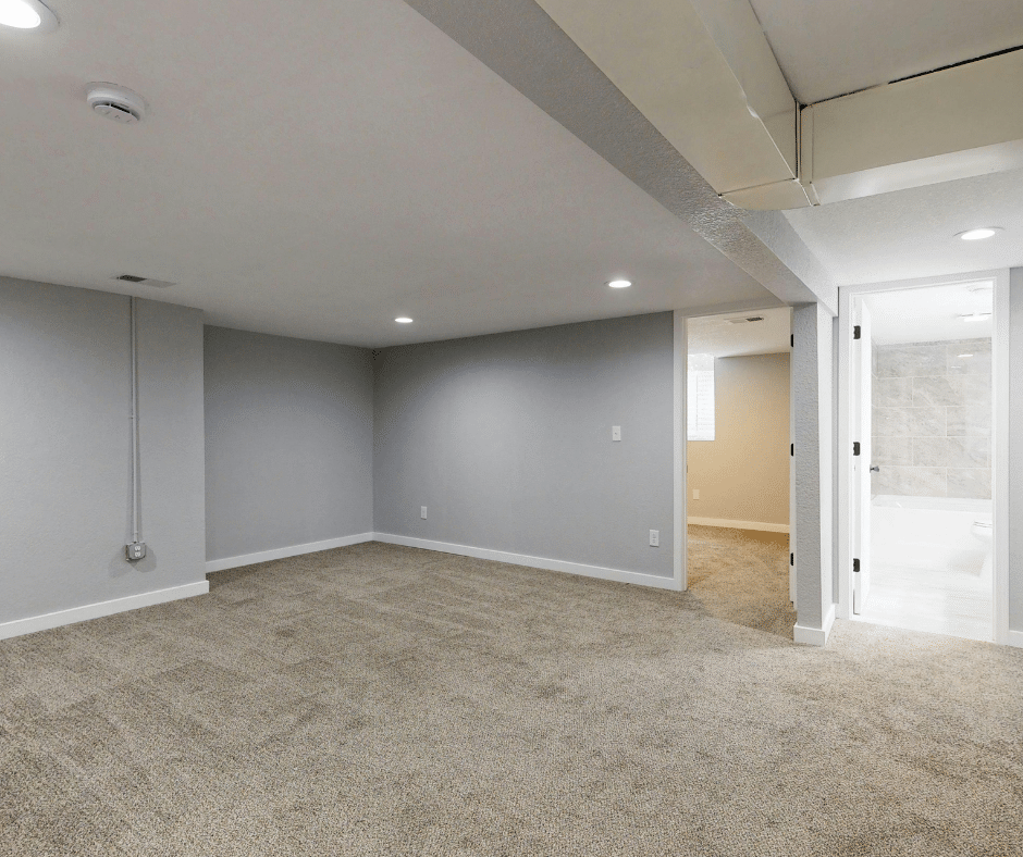 recently built home interior after receiving professional cleaning services