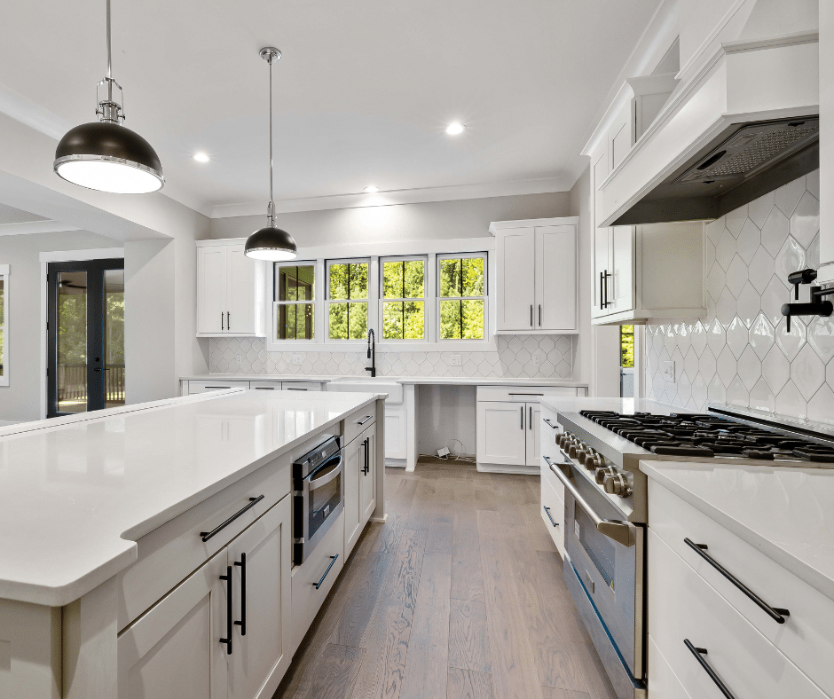 After construction, the kitchen is ready to be used and welcomed by new residents.