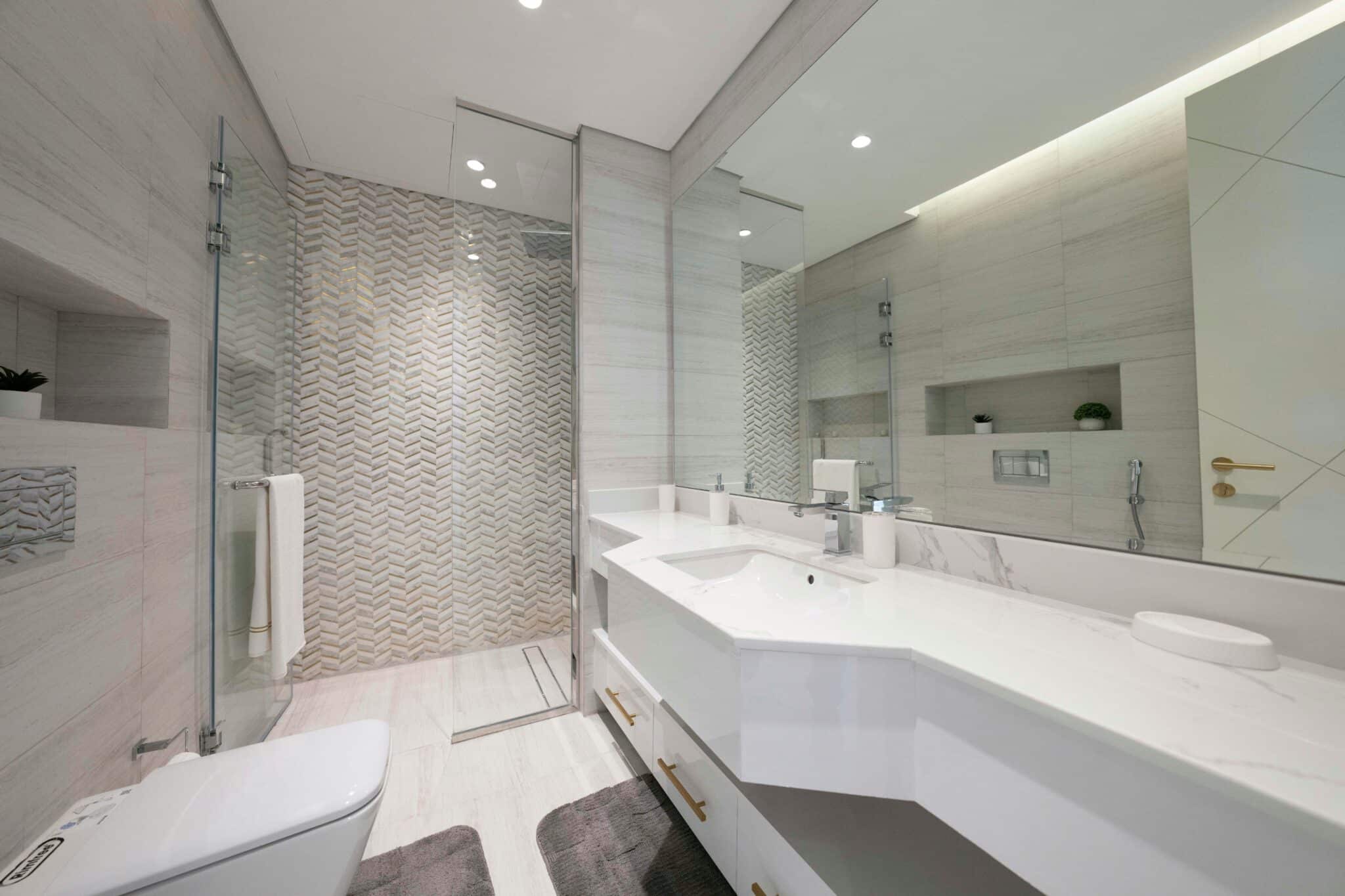 apartment bathroom, sanitized and cleaned by professionals in simsbury